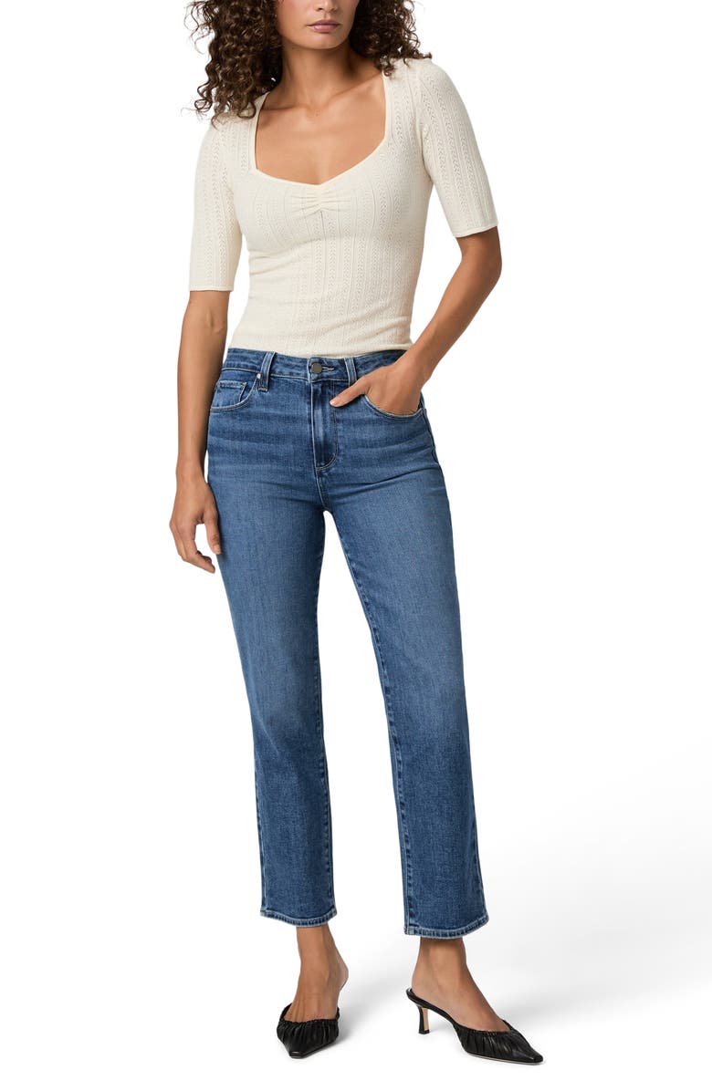 PAIGE Sarah Straight Leg Jeans, Alternate, color, Kaleen