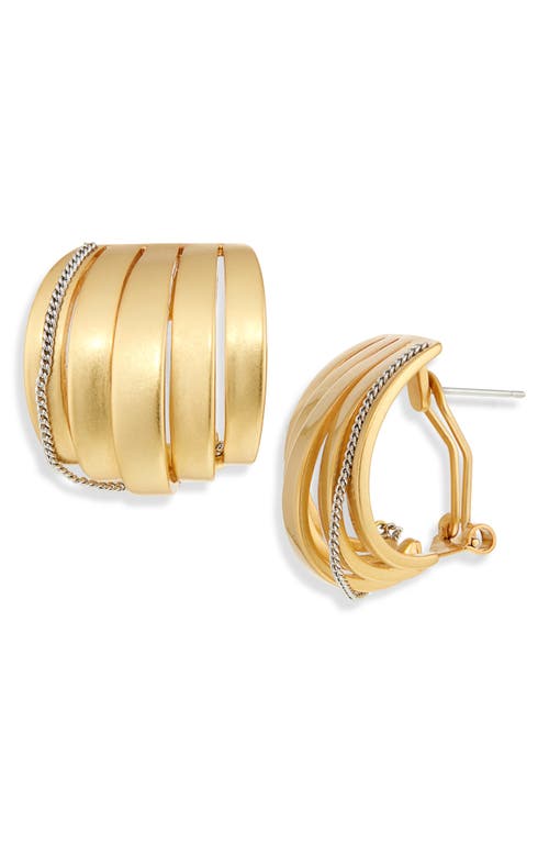 Demarson Allegra Hoop Earrings In Gold