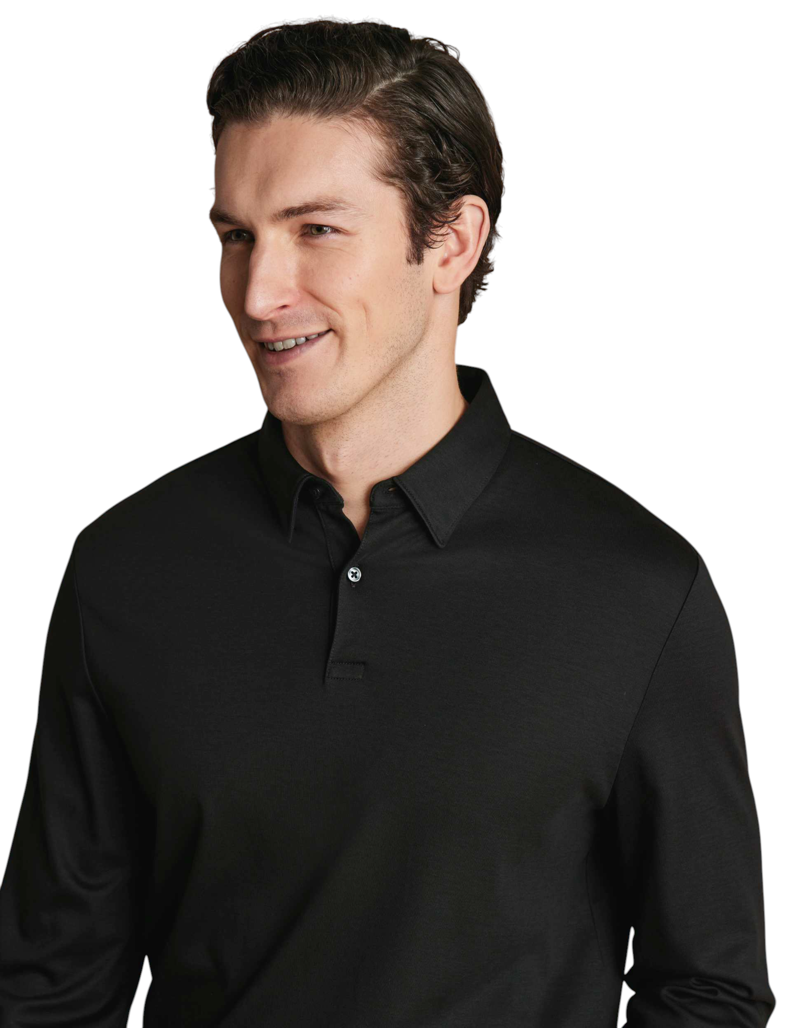 Long Sleeve Jersey Polo - image 2