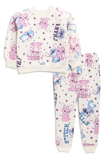 Assorted Kids' Stitch Pullover & Joggers In White