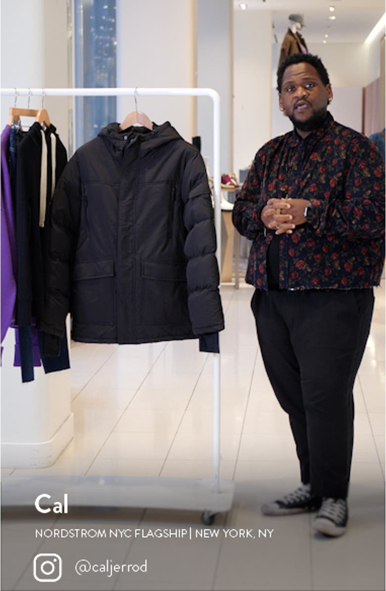 Midweight Hooded Puffer Jacket, sales video thumbnail