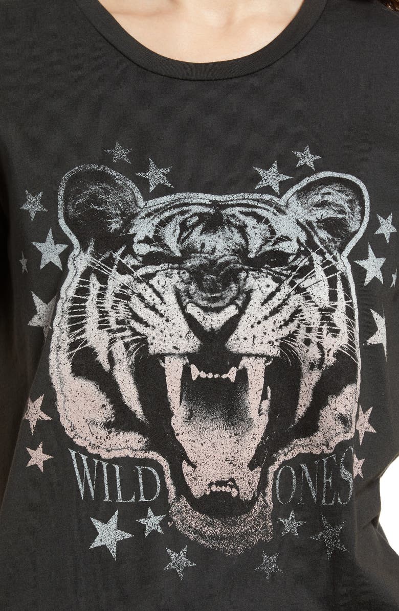 La La Land Creative Co . Ombré Tiger Graphic Tee, Alternate, color,