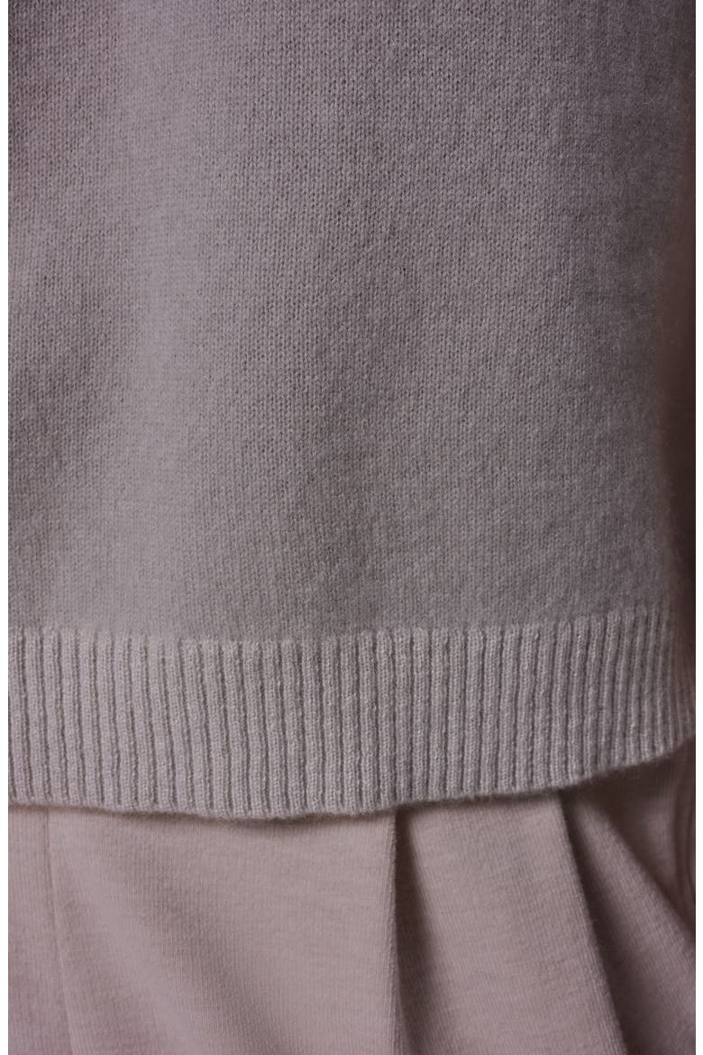 Cashmere Elbow Sleeve Polo Sweater, Alternate, color, TUSCAN GRE