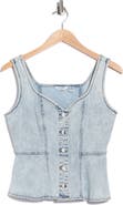 Vigoss Peplum Denim Top