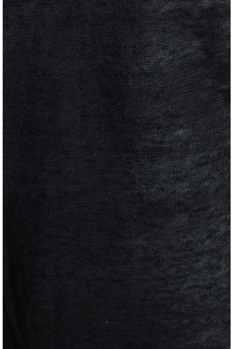 Convertible Cardigan, Alternate, color, BLACK ONYX