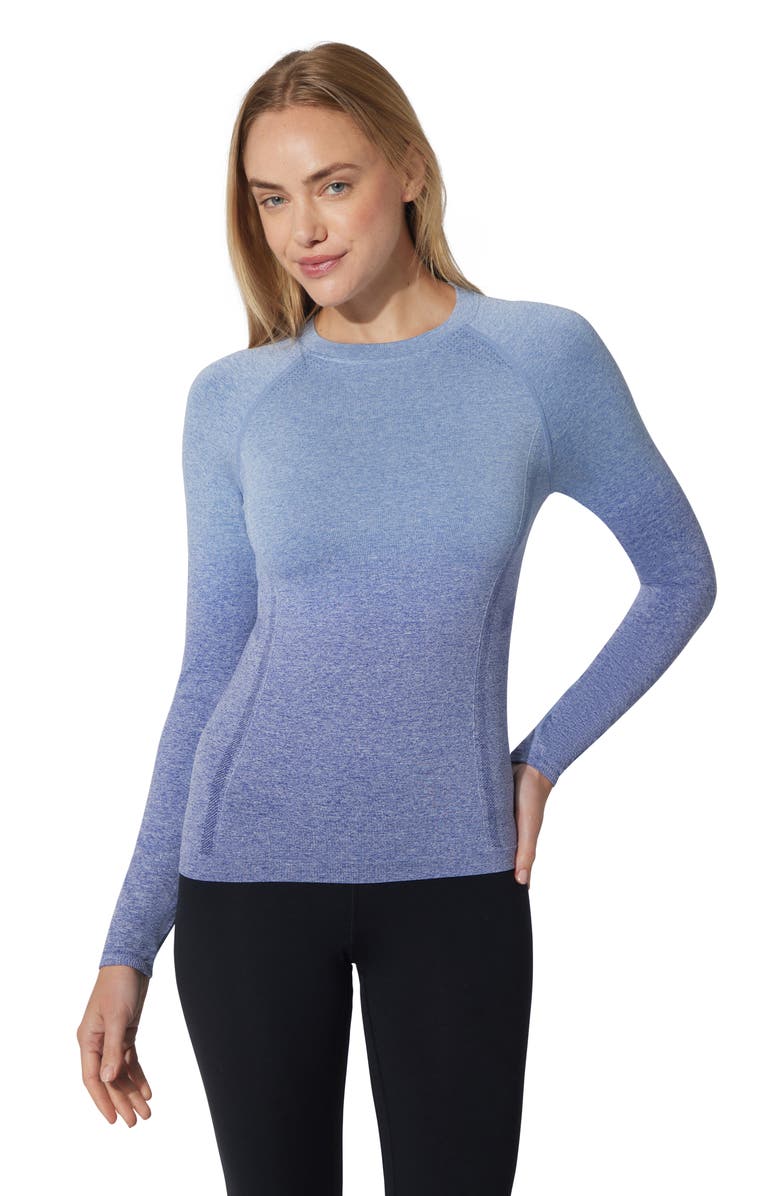 90 DEGREE BY REFLEX Melora Seamless Long Sleeve Top, Alternate, color, 