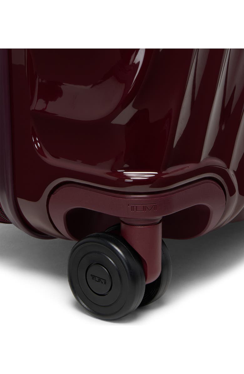 TUMI 19 Degree Medium Expandable Checked Hardside Spinner Suitcase, Alternate, color, Wine