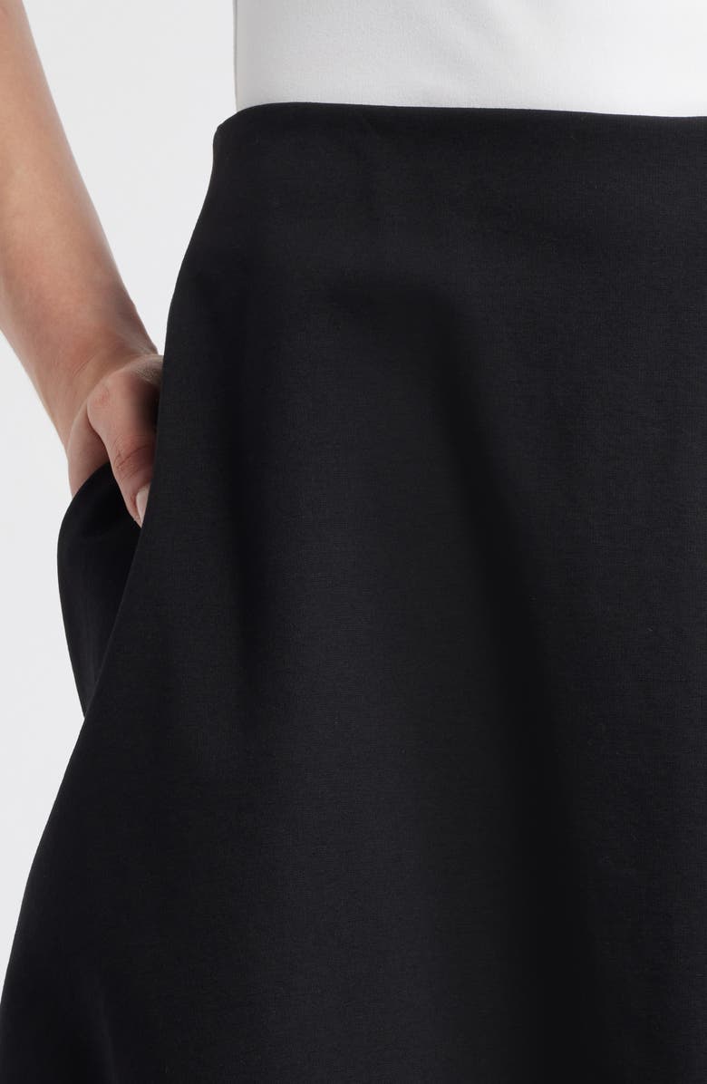 COS Kalle Midi Skirt, Alternate, color, Black Dark
