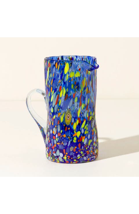 Murano Glass Pitcher by Via Graceffo Collection