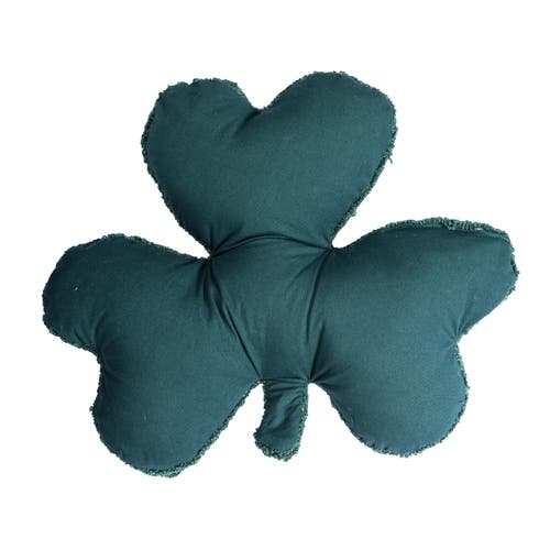 C & F Home C&f Home Clover Shaped St. Patrick's Hooked Reversible Shaped Throw Pillow, 18" X 20" In Green