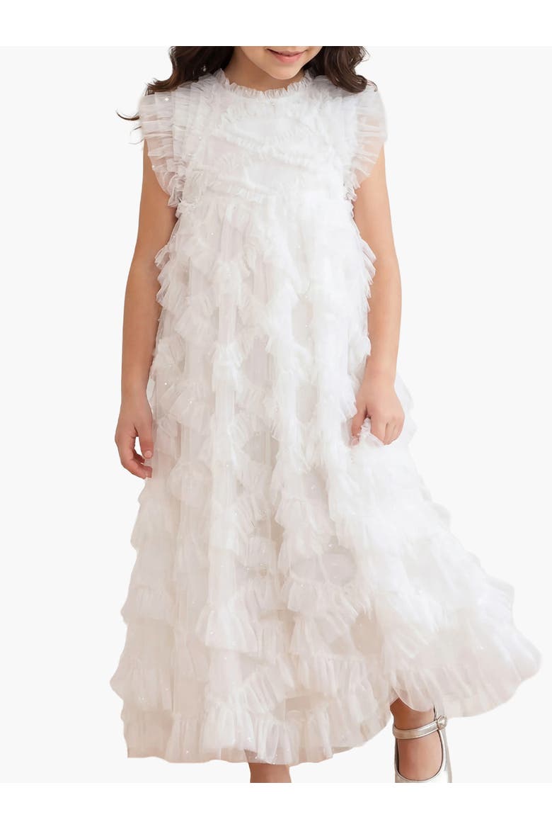 Genevieve Kids GownToddler, Little Kid, Big Kid, Main, color, Swan White