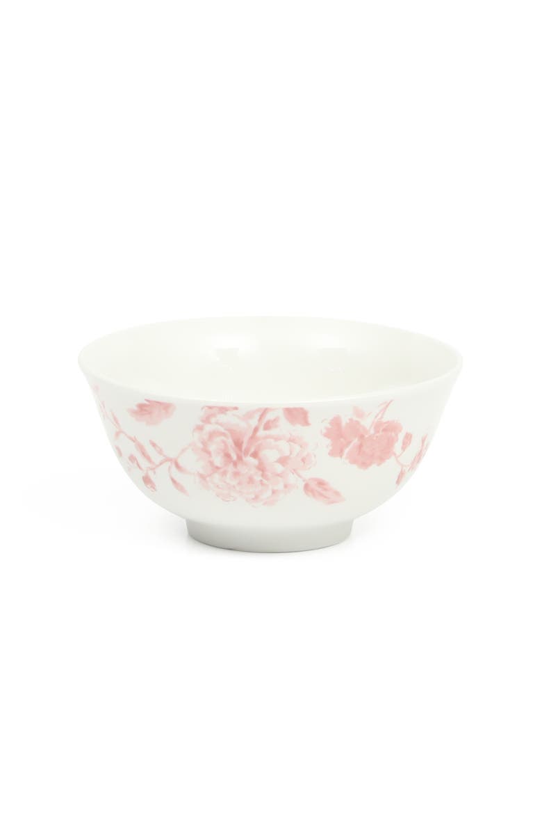 Empress Bouquet Decorated Chip-Resistant Porcelain Dinnerware Set, Alternate, color, Pink Floral