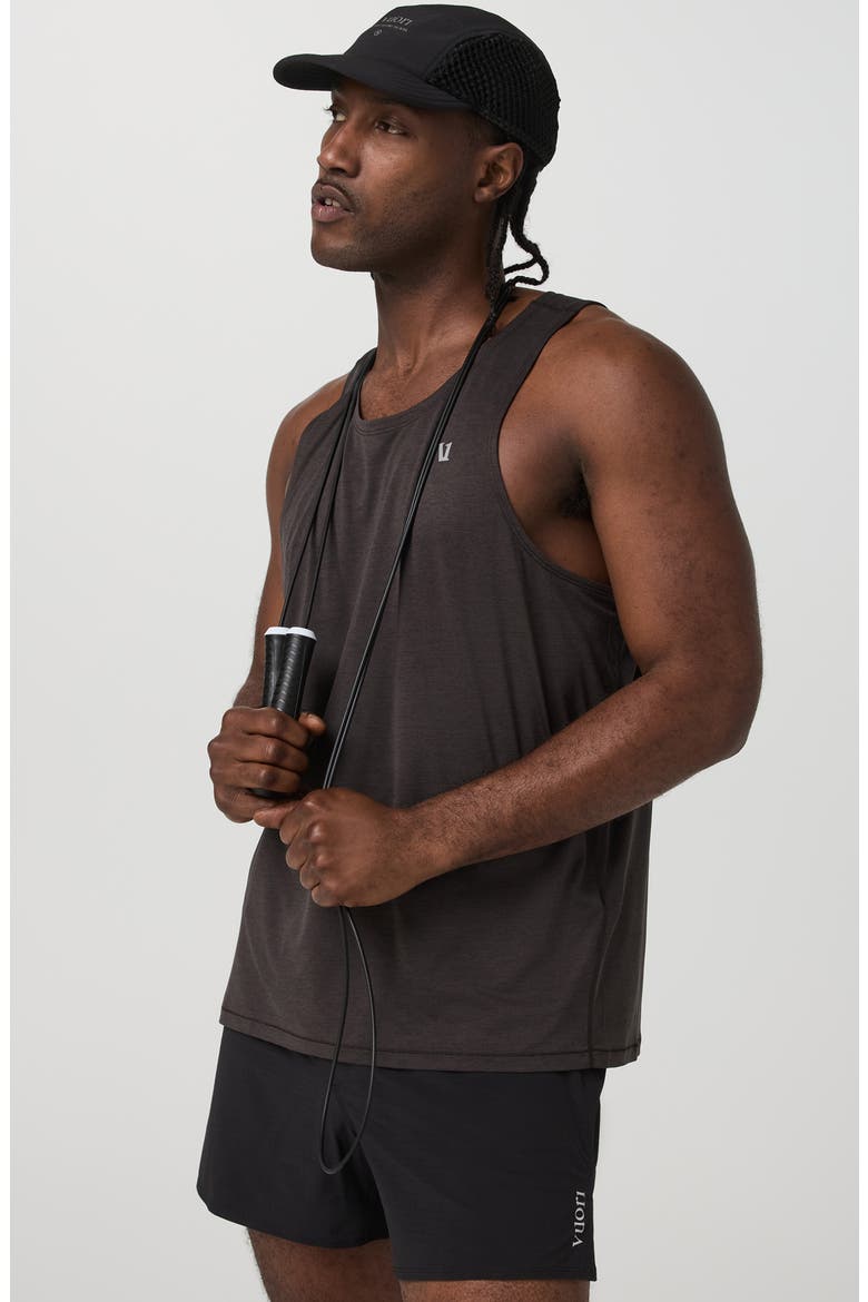 Terrain Performance Running Tank, Alternate, color, CARBON