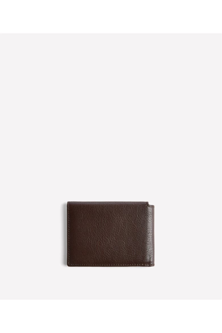 Pass Case Wallet No. 393, Alternate, color, Vintage Walnut Leather