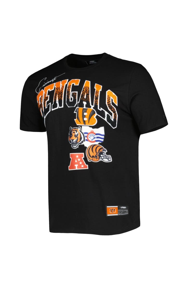 PRO STANDARD Men's Pro Standard Black Cincinnati Bengals Hometown Collection T-Shirt, Alternate, color, Black