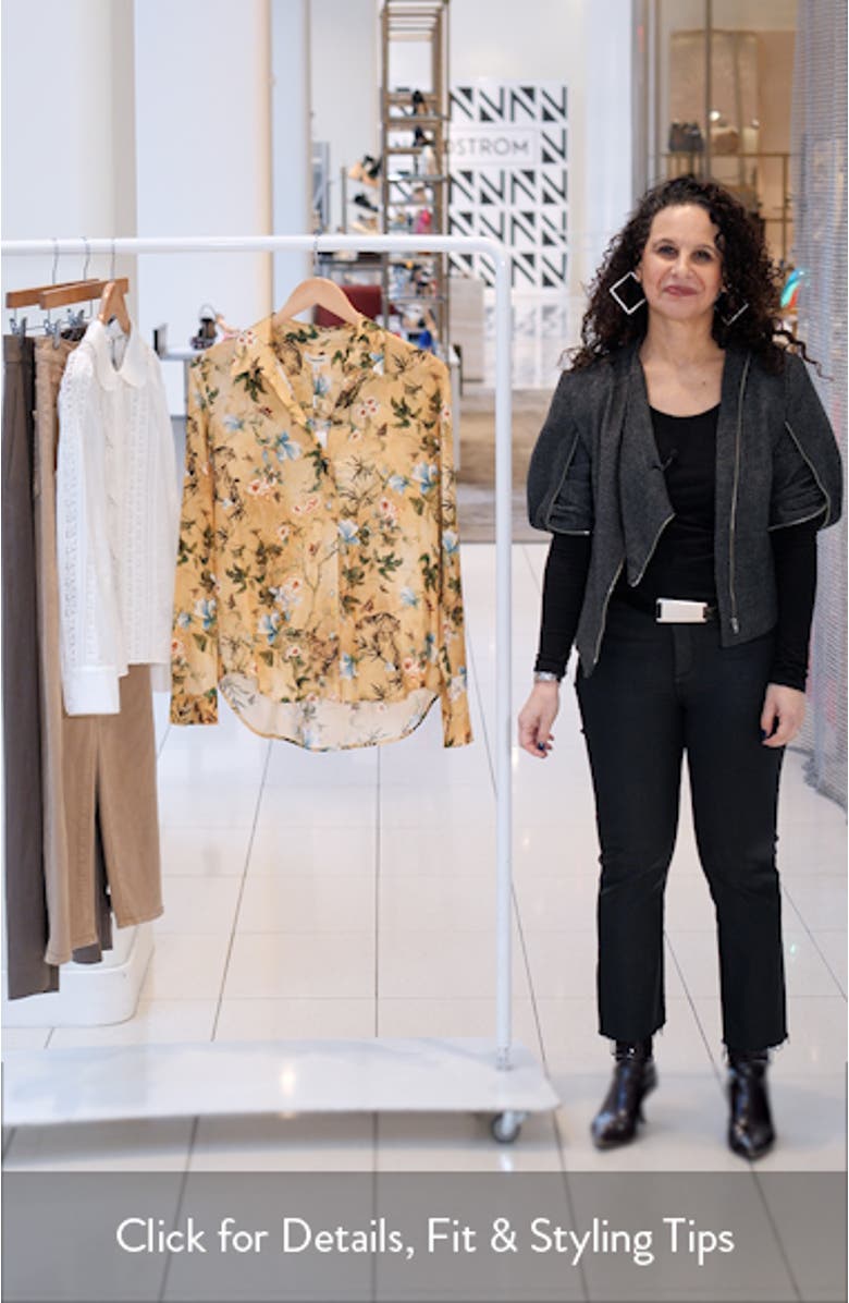 Holly Floral Button-Up Shirt, sales video thumbnail