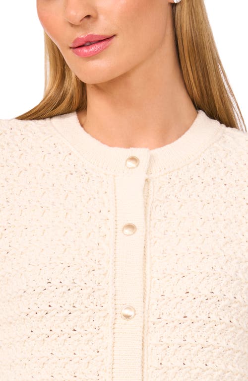 Halogenr Halogen(r) Open Stitch Cardigan In Pink