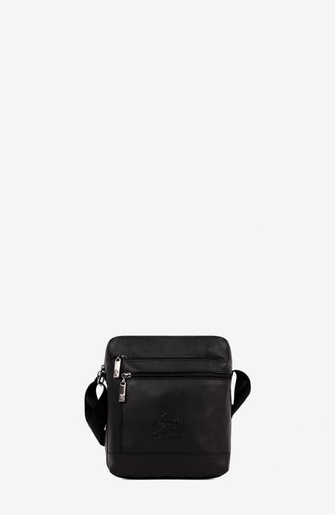 El Cavaleiro Leather Traveler Crossbody Bag 632