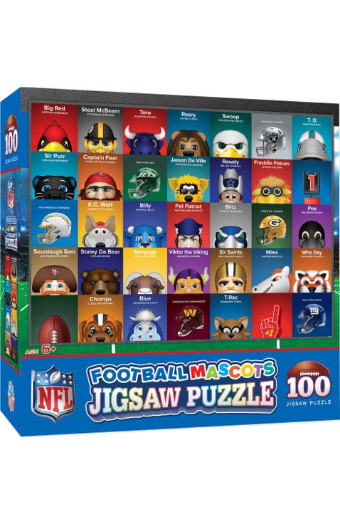 NFL Mascots 100 Piece Jigsaw Puzzle
