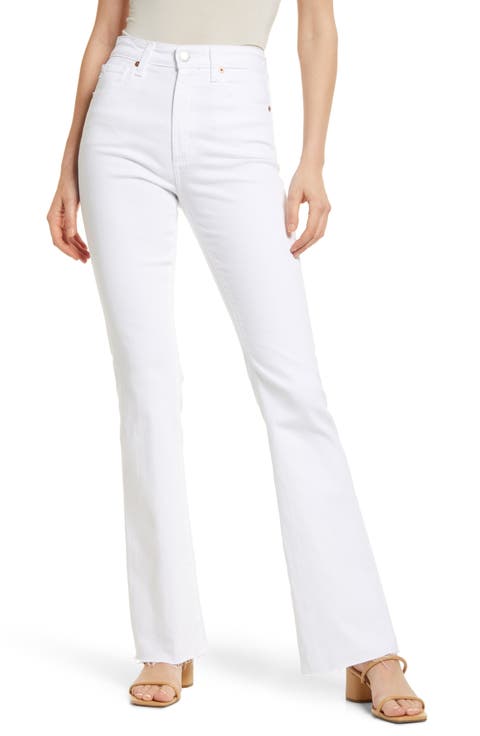 Alexxis High Waist Flare Leg Jeans