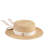 Fable England Whispering Sand Raffia Hat