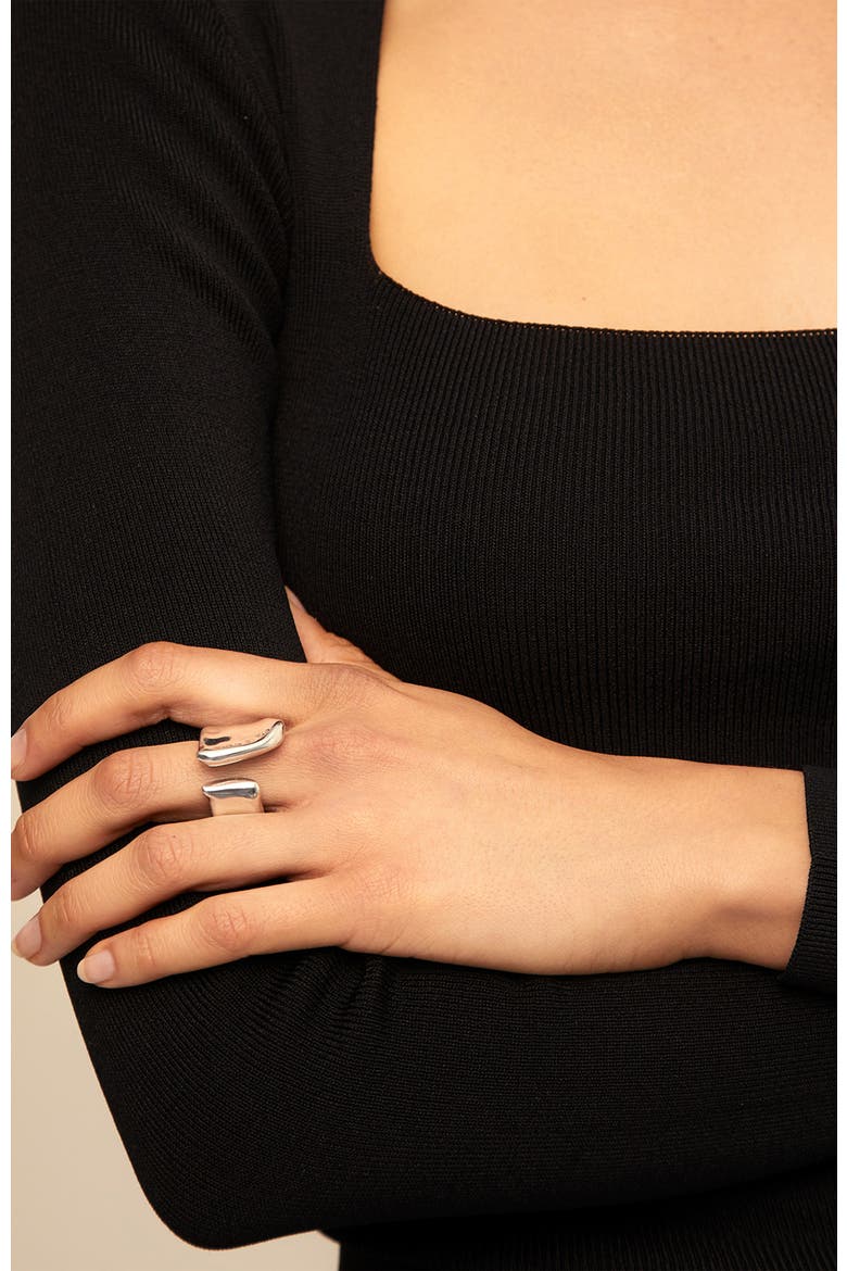 Silver-Plated Split Ring, Alternate, color, Silver