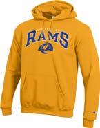 Champion Men's Champion Gold Los Angeles Rams Classic Sol Powerblend Arch Over Logo Hoodie