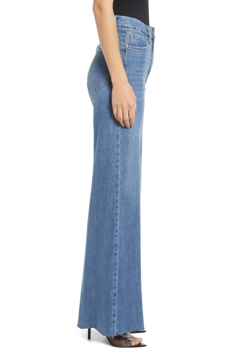 Good Waist Palazzo Jeans, Alternate, color, INDIGO030