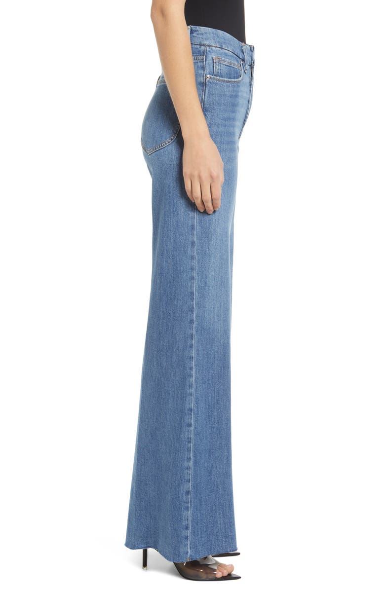 Good American Good Waist Palazzo Jeans, Alternate, color,