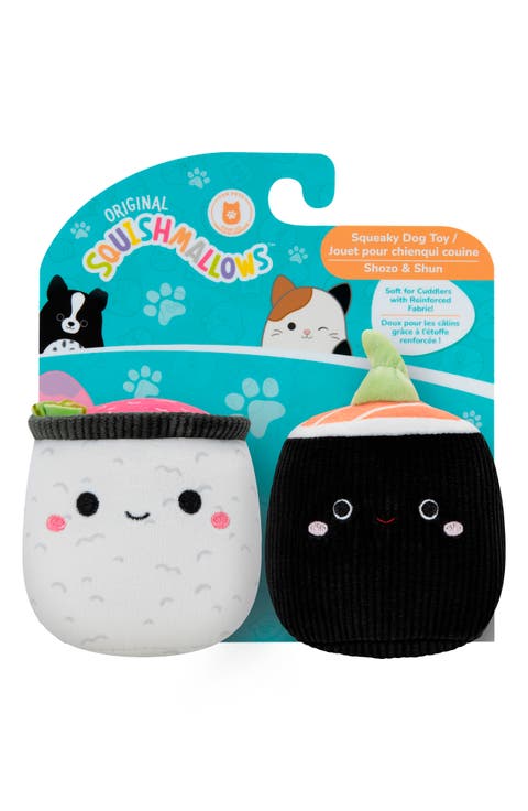 3.5" Set of 2 Squeaky Pet Toys