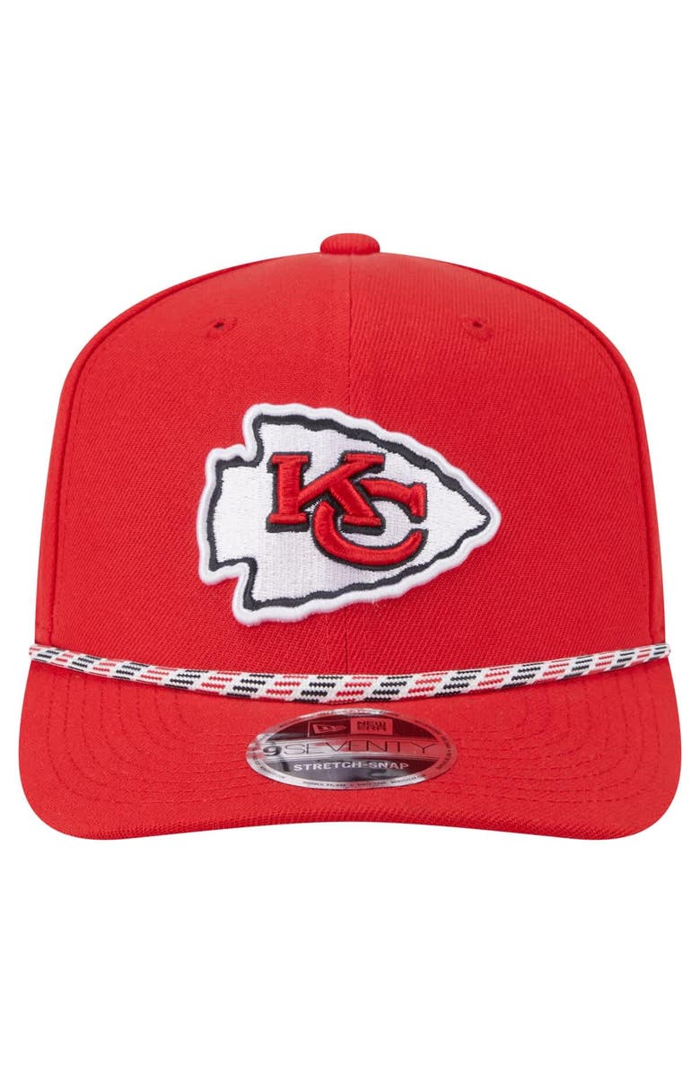 New Era Men's New Era Red Kansas City Chiefs Gameday Multi Rope 9SEVENTY Stretch-Snap Hat, Alternate, color, Red