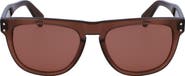 FERRAGAMO 55mm Gancini Teacup Sunglasses