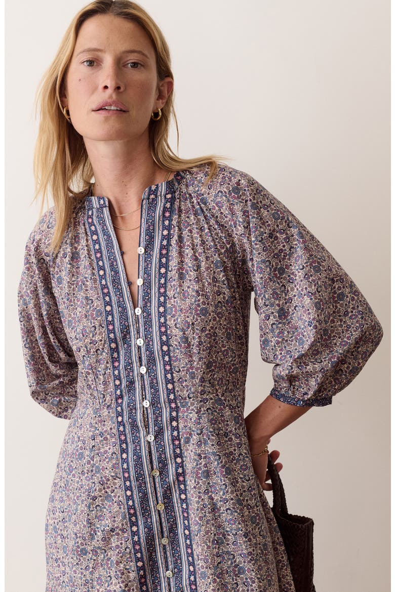 Willow Maxi Dress, Alternate, color, BLUE FLORAL