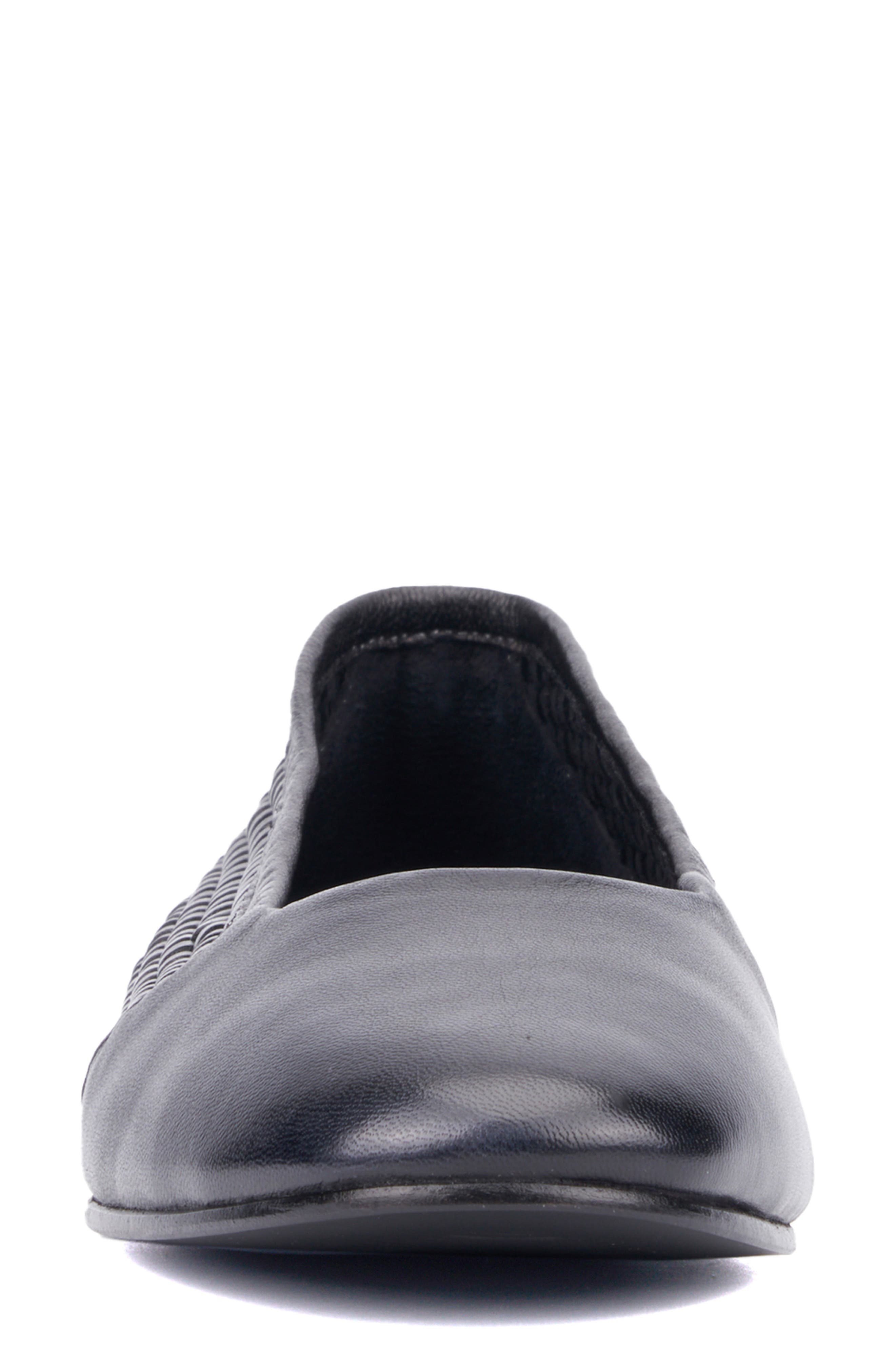 VINTAGE FOUNDRY Wilma Woven Ballet Flat, Alternate, color, Black