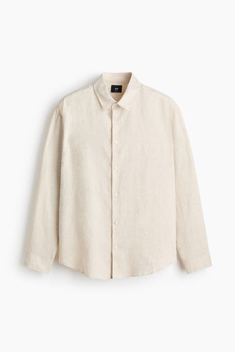 Relaxed Fit Linen Shirt