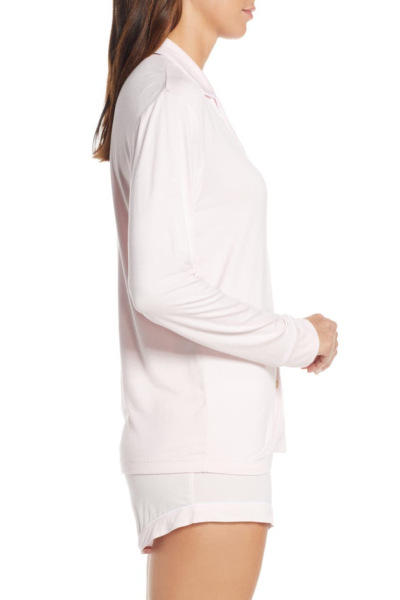 Nya Short Pajamas, Alternate, color, SEASHELL PINK