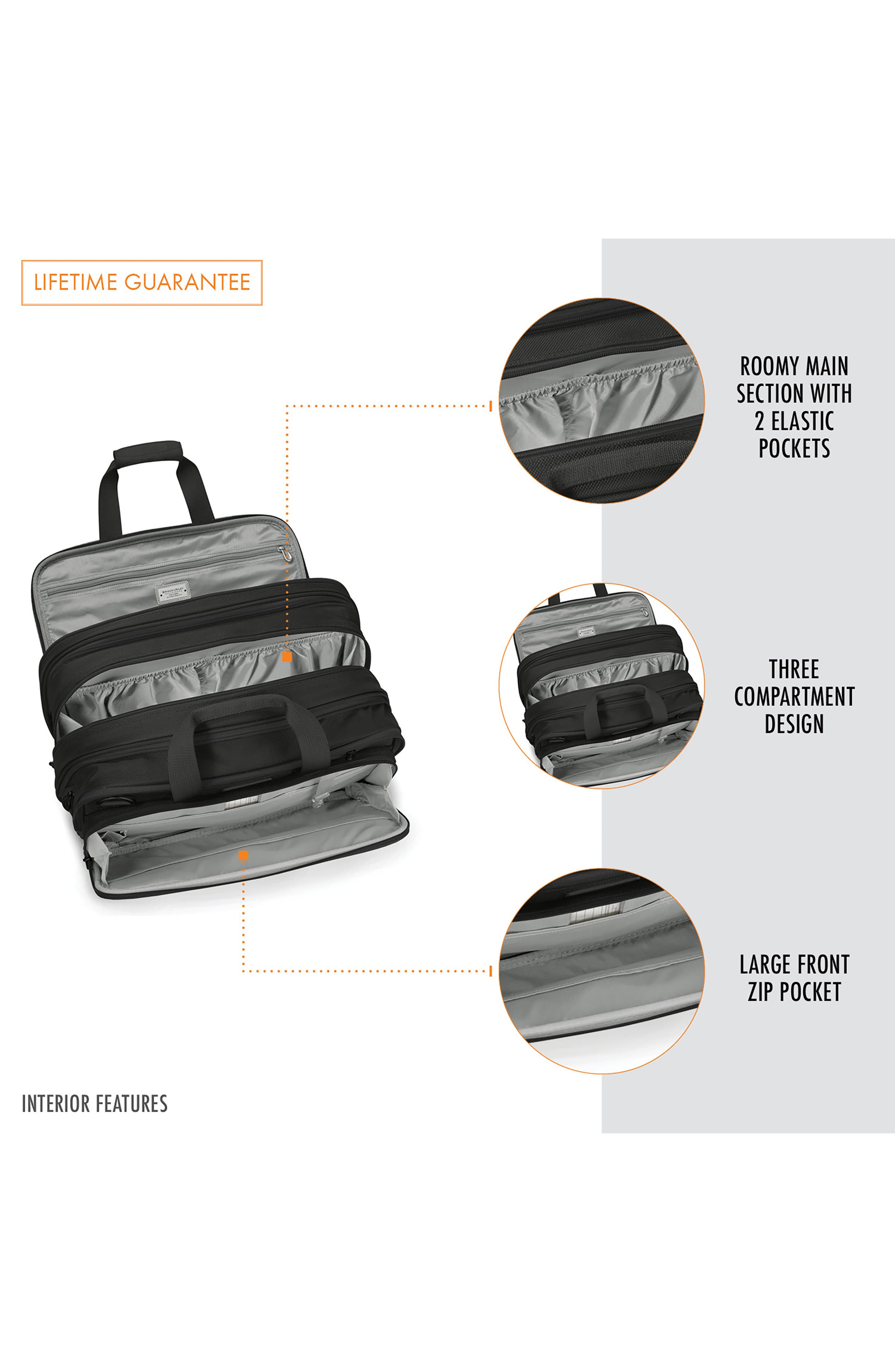 Briggs & Riley Baseline 17-Inch Expandable Cabin Bag, Alternate, color, 