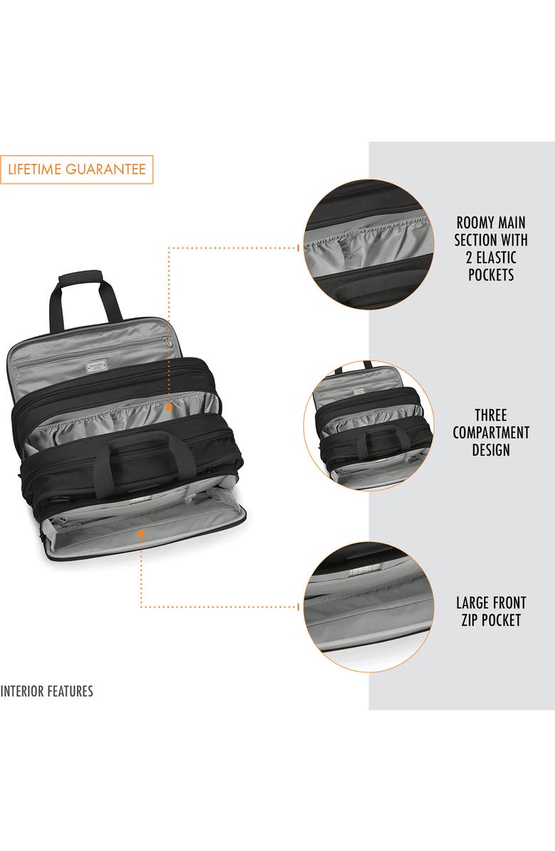 Briggs & Riley Baseline 17-Inch Expandable Cabin Bag, Alternate, color,