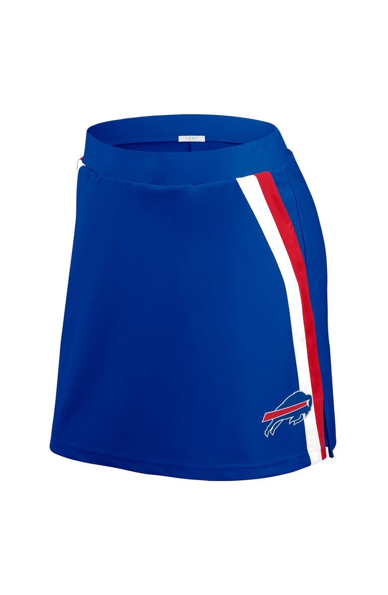 WEAR by Erin Andrews Women's WEAR by Erin Andrews Royal Buffalo Bills Stripe Skort, Alternate, color, 