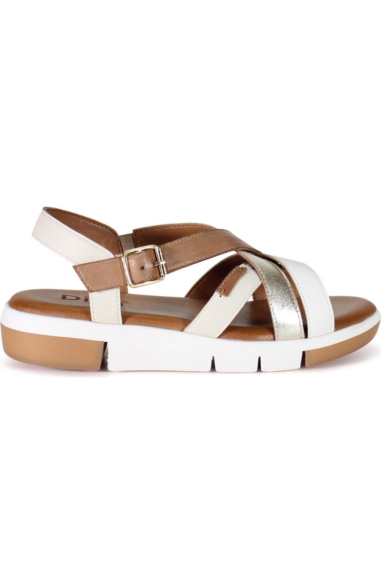 Diba True DAR LING Leather Cushioned Gladiator Sandal, Alternate, color, Natural Multi