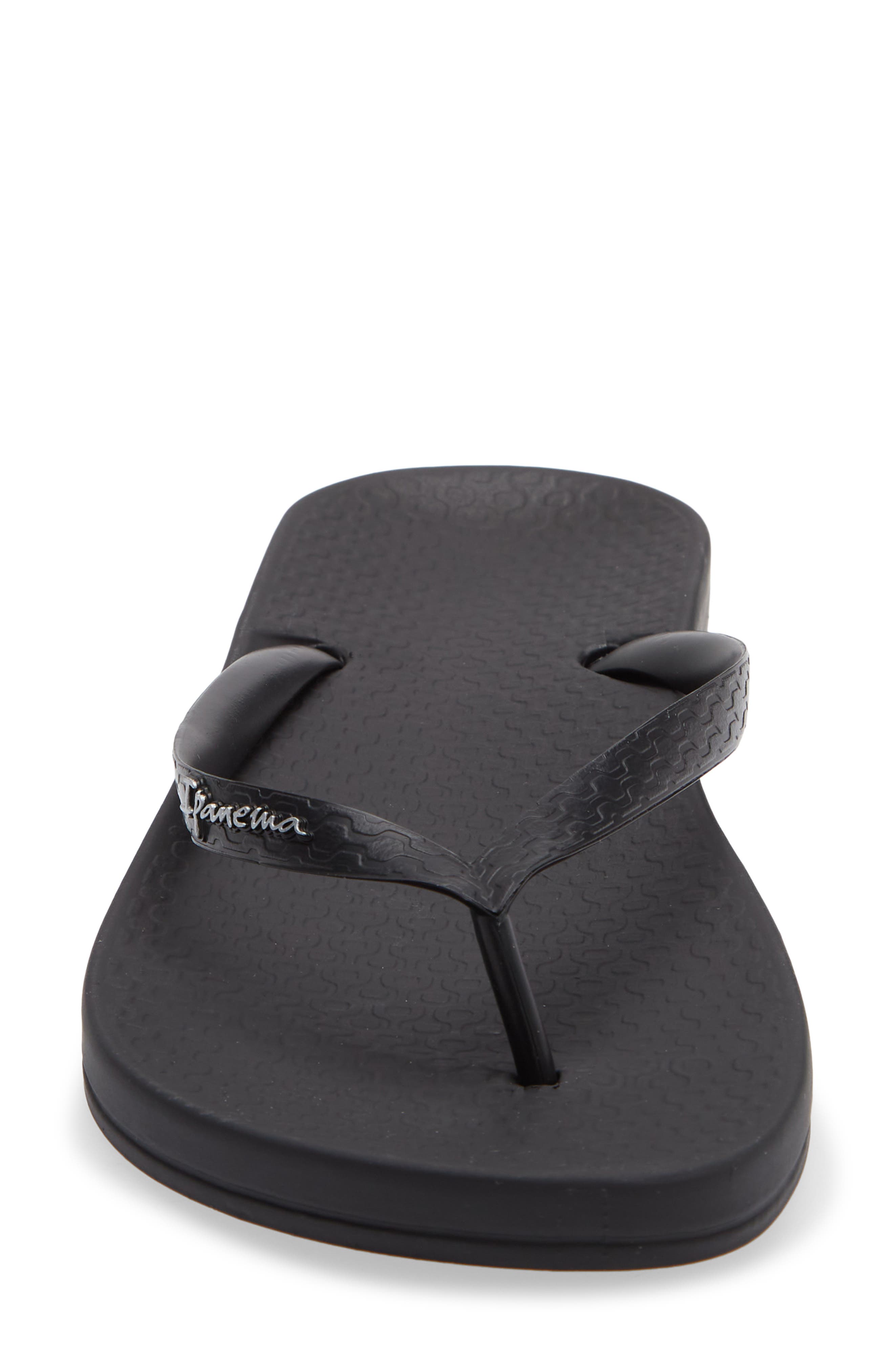 Ipanema Ana Flip Flop, Alternate, color, Black