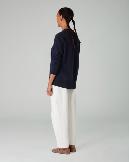 Navygrey The Weekend Relaxed Sweater In Navy