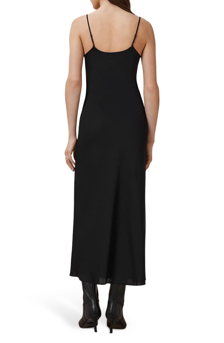 AllSaints Bryony Maxi Dress, Alternate, color, Black