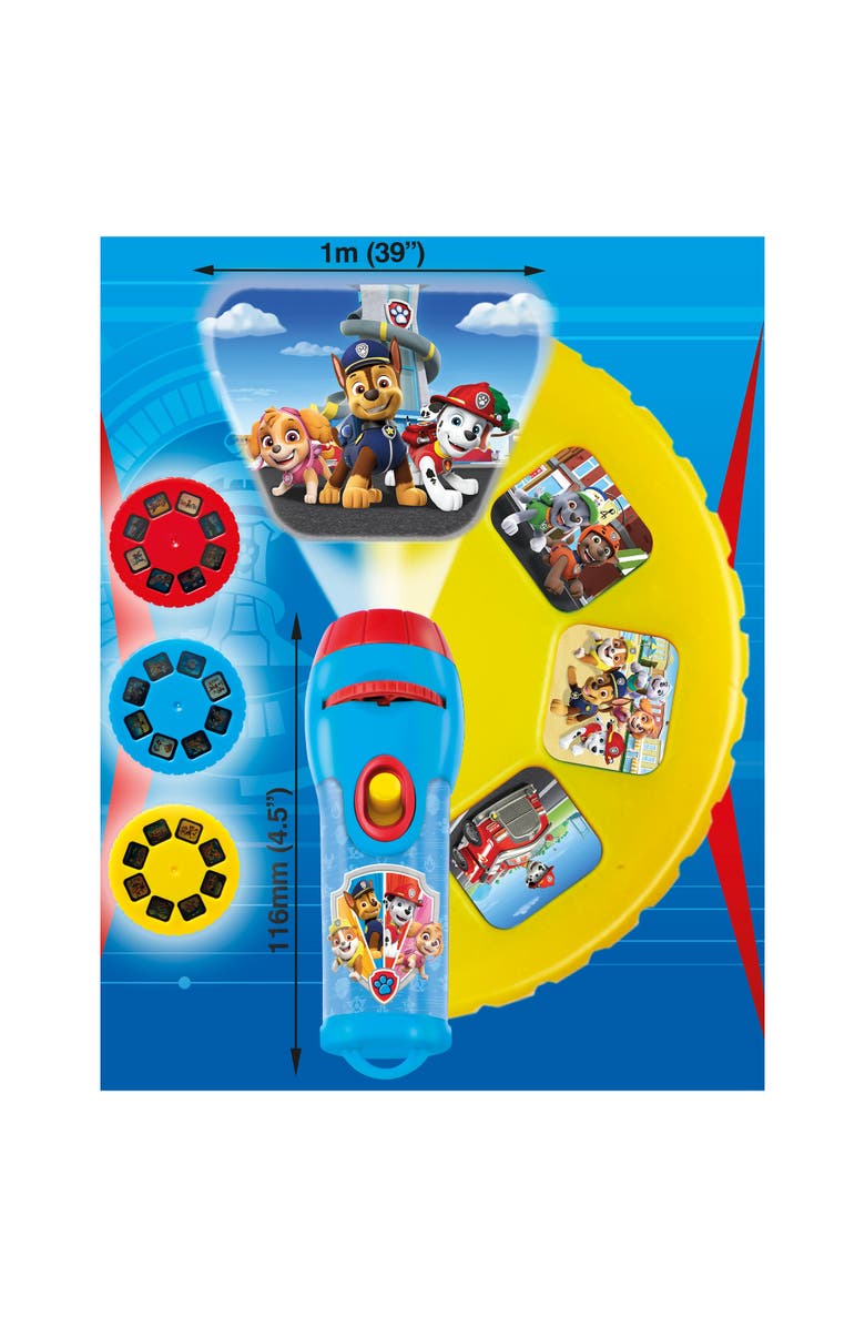Nickelodeon Paw Patrol Torch & Projector, 24 Images, Plastic, Kids Ages 3+, Alternate, color, Multicolored