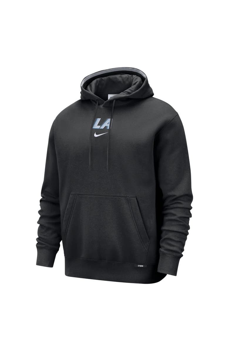 Nike Men's Nike  Black LA Clippers 2025/26 City Edition Courtside Remix Premium Hoodie, Alternate, color, Black