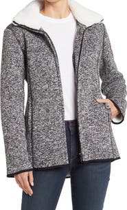 OL ITALIA Ookie and LaLa Faux Shearling Lined Sweater Jacket