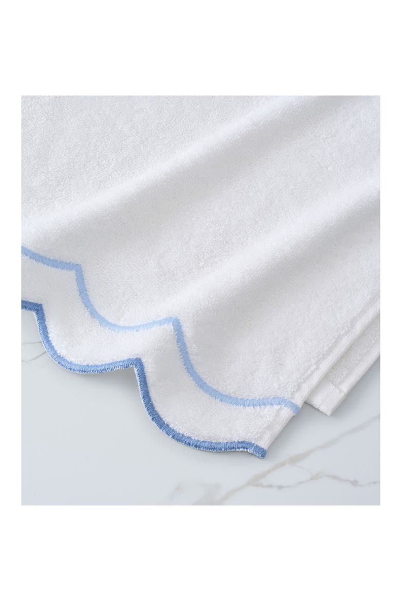 Scallop 4-Piece Towel Set, Alternate, color, BLUE