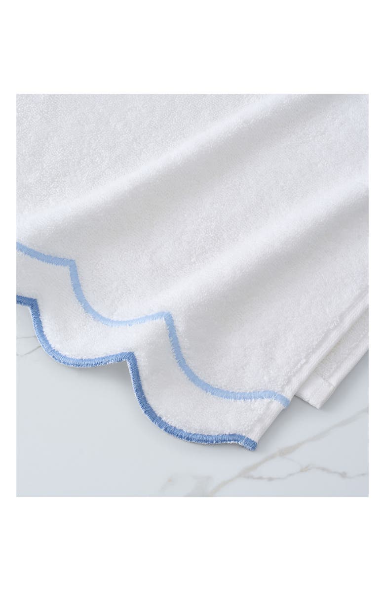Peri Home Scallop 4-Piece Towel Set, Alternate, color, Blue
