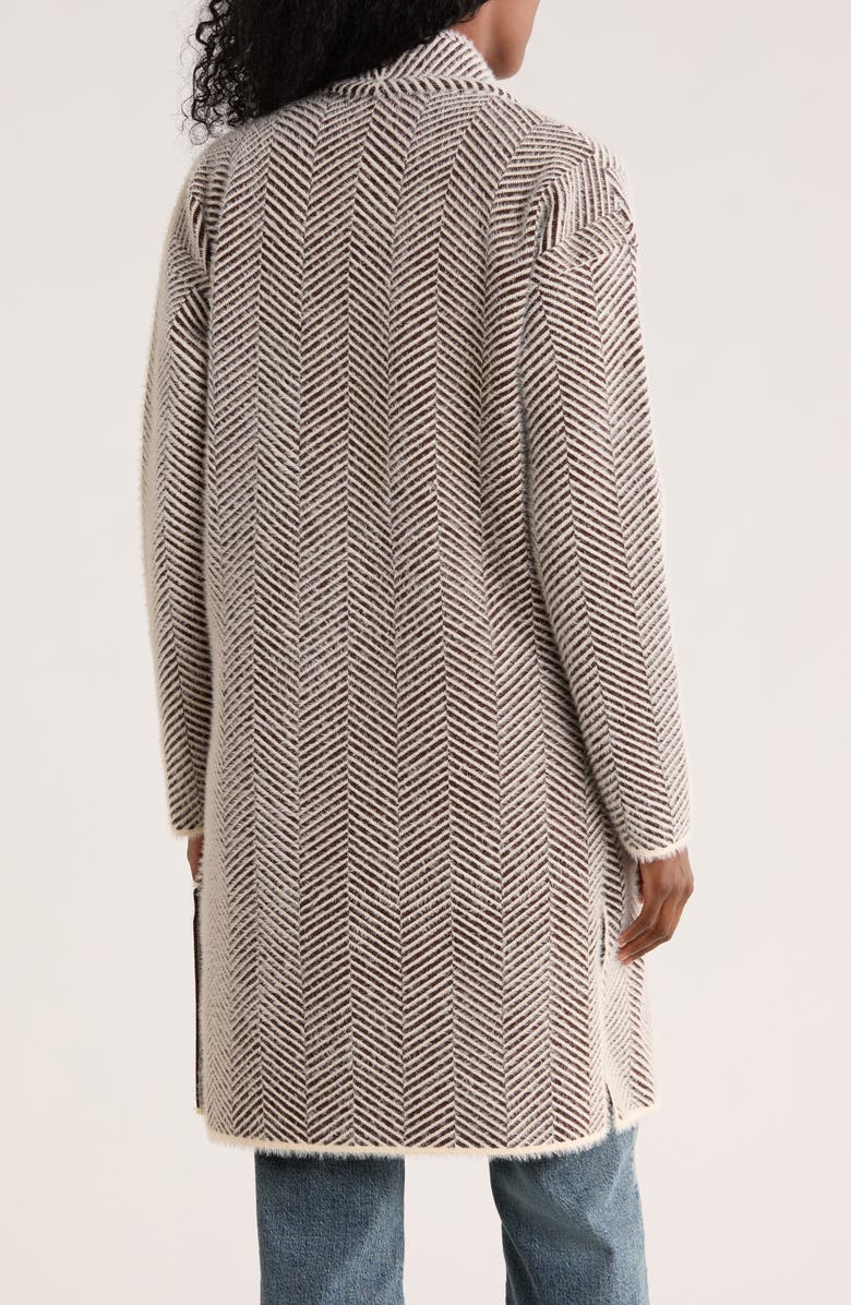 Love Token Jenna Cardigan, Alternate, color, Brown