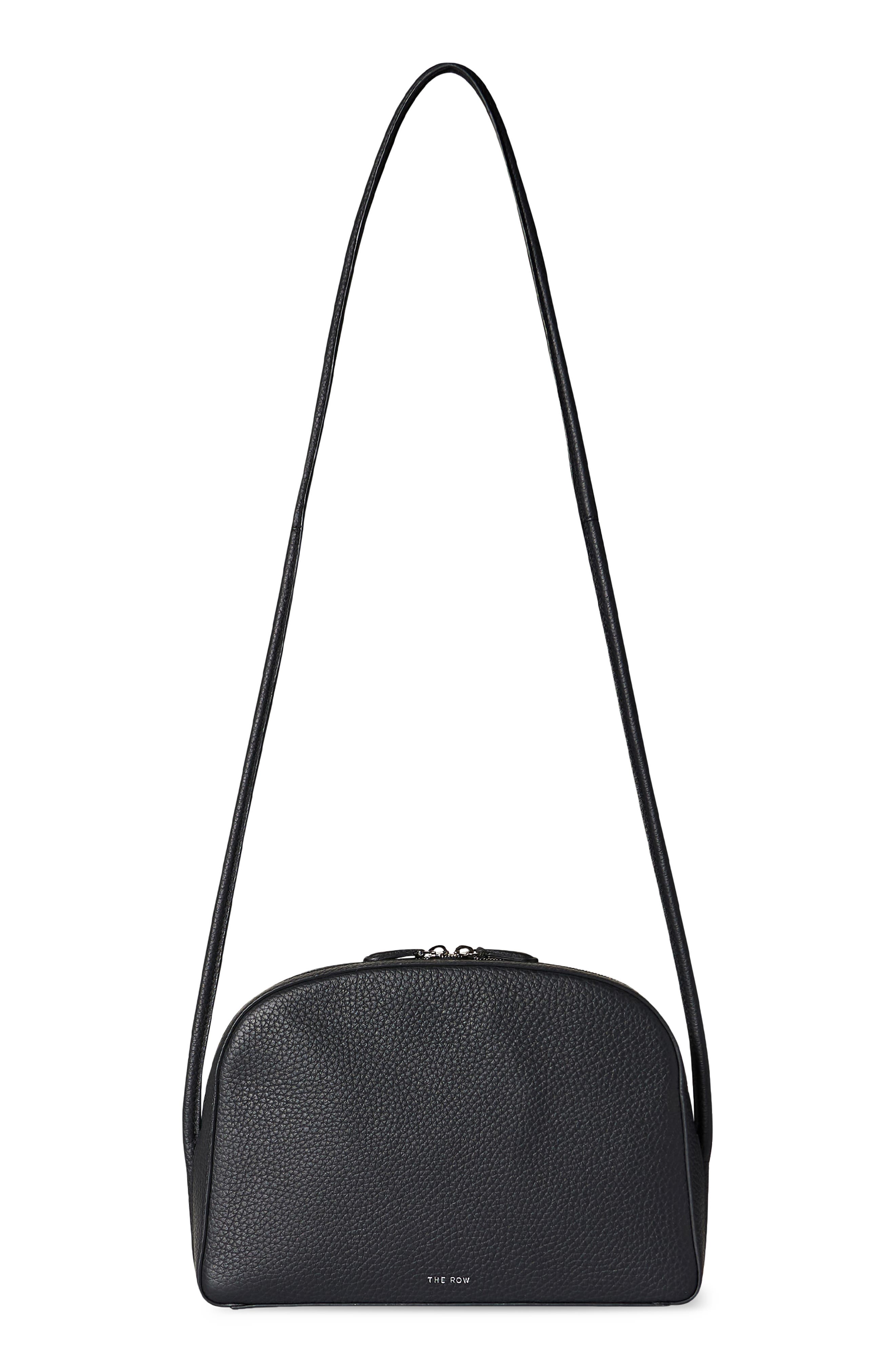 The Row Single Mignon Leather Crossbody Bag, Main, color, 